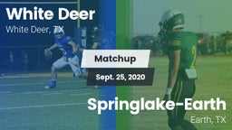 Matchup: White Deer High vs. Springlake-Earth  2020