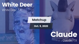 Matchup: White Deer High vs. Claude  2020