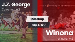 Matchup: J.Z. George High vs. Winona  2017