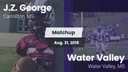 Matchup: J.Z. George High vs. Water Valley  2018