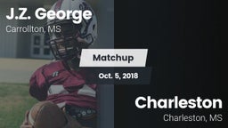 Matchup: J.Z. George High vs. Charleston  2018
