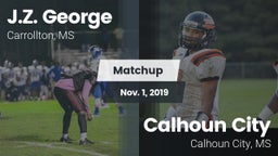 Matchup: J.Z. George High vs. Calhoun City  2019