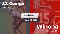 Matchup: J.Z. George High vs. Winona  2020