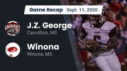 Recap: J.Z. George  vs. Winona  2020