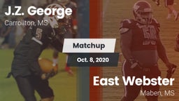 Matchup: J.Z. George High vs. East Webster  2020