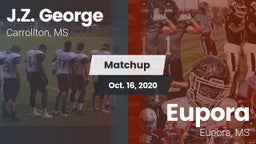 Matchup: J.Z. George High vs. Eupora  2020