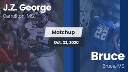 Matchup: J.Z. George High vs. Bruce  2020