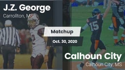 Matchup: J.Z. George High vs. Calhoun City  2020