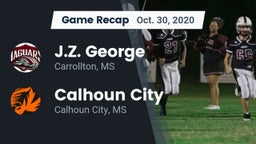 Recap: J.Z. George  vs. Calhoun City  2020