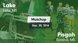 Matchup: Lake  vs. Pisgah  2016