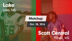 Matchup: Lake  vs. Scott Central  2016