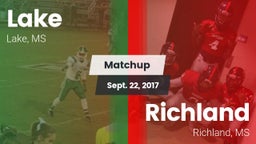 Matchup: Lake  vs. Richland  2017