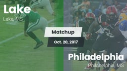 Matchup: Lake  vs. Philadelphia  2017