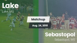 Matchup: Lake  vs. Sebastopol  2018