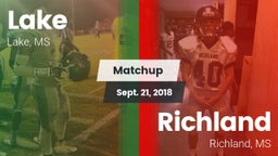 Matchup: Lake  vs. Richland  2018