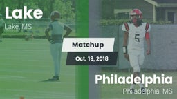 Matchup: Lake  vs. Philadelphia  2018