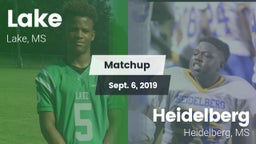 Matchup: Lake  vs. Heidelberg  2019