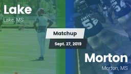 Matchup: Lake  vs. Morton  2019