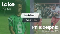 Matchup: Lake  vs. Philadelphia  2019