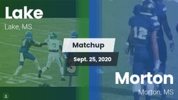 Matchup: Lake  vs. Morton  2020