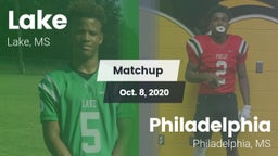 Matchup: Lake  vs. Philadelphia  2020