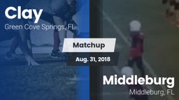 Matchup: Clay  vs. Middleburg  2018