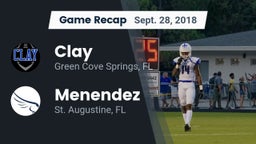 Recap: Clay  vs. Menendez  2018