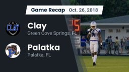 Recap: Clay  vs. Palatka  2018