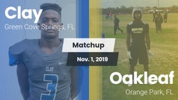 Matchup: Clay  vs. Oakleaf  2019