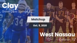 Matchup: Clay  vs. West Nassau  2020