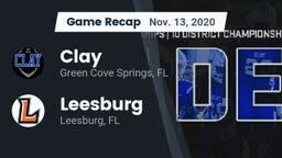 Recap: Clay  vs. Leesburg  2020