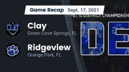 Recap: Clay  vs. Ridgeview  2021