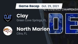 Recap: Clay  vs. North Marion  2021