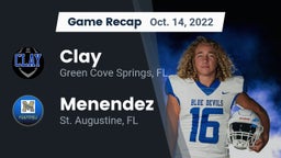 Recap: Clay  vs. Menendez  2022