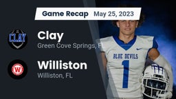 Recap: Clay  vs. Williston  2023