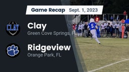 Recap: Clay  vs. Ridgeview  2023