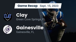 Recap: Clay  vs. Gainesville  2023