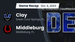 Recap: Clay  vs. Middleburg  2023
