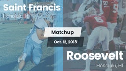 Matchup: Saint Francis  vs. Roosevelt  2018