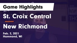 St. Croix Central  vs New Richmond  Game Highlights - Feb. 2, 2021