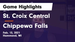 St. Croix Central  vs Chippewa Falls  Game Highlights - Feb. 13, 2021