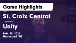 St. Croix Central  vs Unity  Game Highlights - Feb. 19, 2021