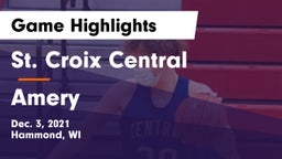 St. Croix Central  vs Amery  Game Highlights - Dec. 3, 2021