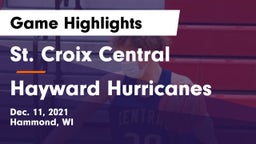 St. Croix Central  vs Hayward Hurricanes  Game Highlights - Dec. 11, 2021