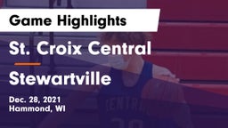 St. Croix Central  vs Stewartville  Game Highlights - Dec. 28, 2021