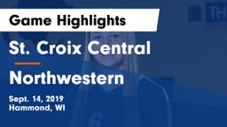 St. Croix Central  vs Northwestern  Game Highlights - Sept. 14, 2019