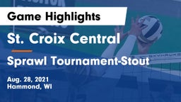 St. Croix Central  vs Sprawl Tournament-Stout Game Highlights - Aug. 28, 2021