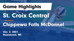 St. Croix Central  vs Chippewa Falls McDonnel Game Highlights - Oct. 2, 2021