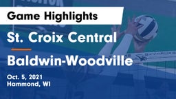 St. Croix Central  vs Baldwin-Woodville  Game Highlights - Oct. 5, 2021