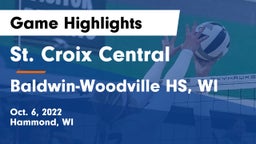 St. Croix Central  vs Baldwin-Woodville HS, WI Game Highlights - Oct. 6, 2022